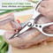 Multifunctional Kitchen Scissors, Heavy-Duty Stainless Steel Cooking Shears for Fish, Meat, Chicken & More