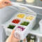 MultiPurpose Refrigerator Food Drain FreshKeeping Box Kitchen Organizer For Ginger Garlic Onion And 0