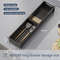 Adjustable Under Cabinet Dish Rack, Retractable Spacing Drawer Organizer for Spoons, Chopsticks Utensils Space-Saving