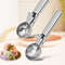 Stainless Steel Dual Purpose Ice Cream Scoop Multifunctional Fruit Scooper & Kitchen Essential for Smooth Serving