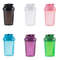 BPA Free Shaker Bottle with Stainless Steel Ball Leakproof Protein Shaker for Gym,Workout & Sports Mixes Powder Smoothly