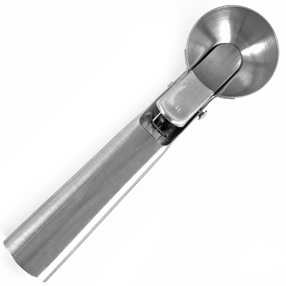 Premium Ice Cream Scoop With Trigger Release Stainless Steel Ice Cream Spoon For Gelatos Sundaes  F 9