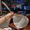 Stainless Steel Strainer with Wood Handle Multi Use Kitchen Sieve & Scoop Spoon