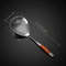 Stainless Steel Strainer with Wood Handle Multi Use Kitchen Sieve & Scoop Spoon