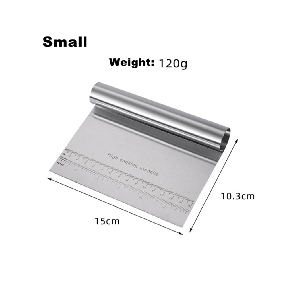 Premium Stainless Steel Dough Cutter Scraper MultiFunction Kitchen Tool For Dough Pizza Vegetables 4
