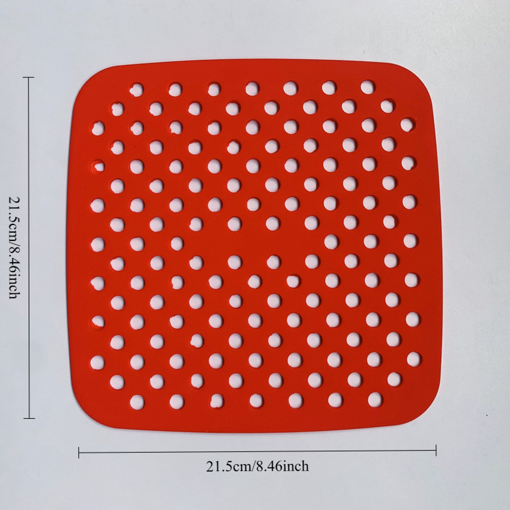 Reusable Air Fryer Liners for 5QT or Bigger, Easy Clean, Dishwasher Safe Non-Stick Parchment Paper Replacer