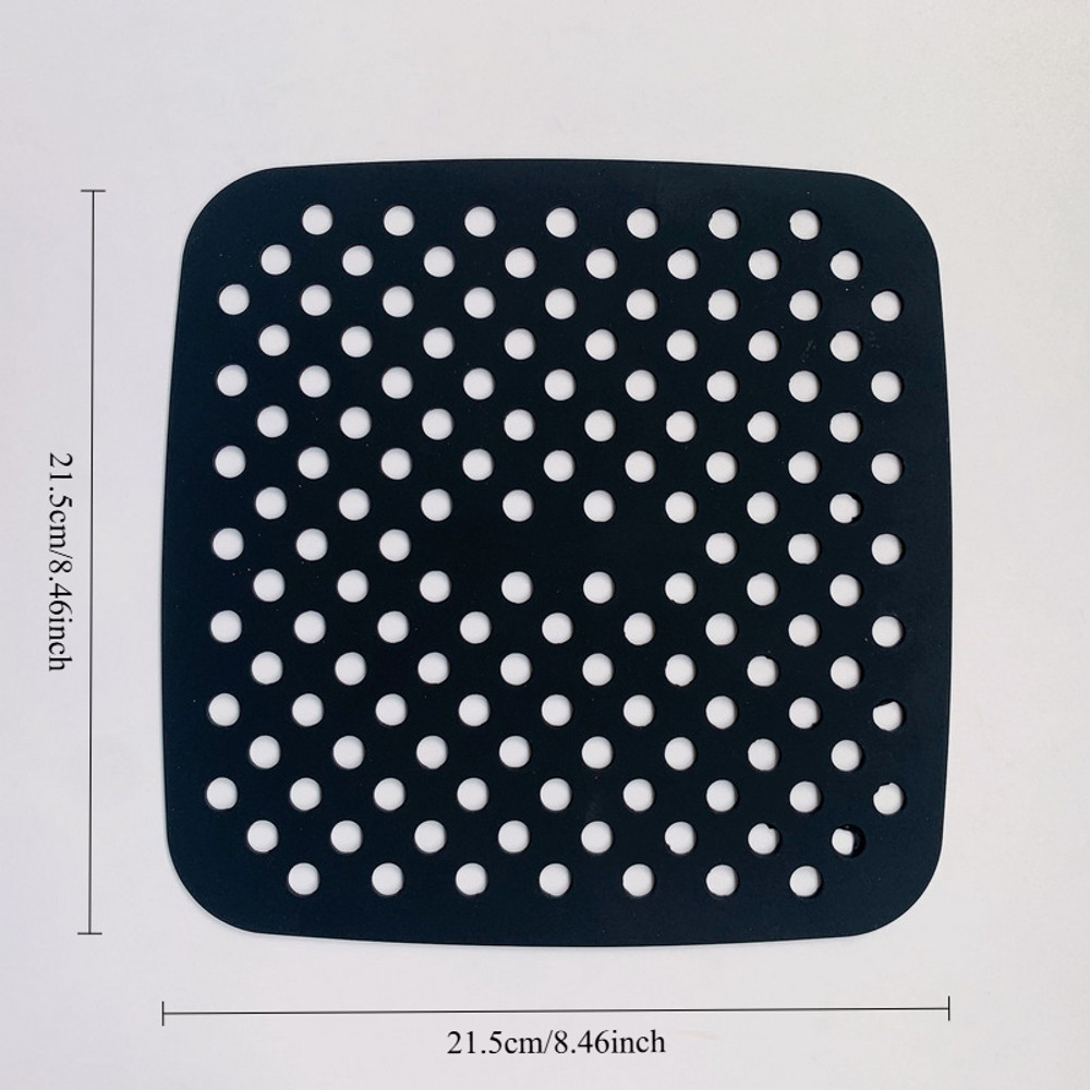 Reusable Air Fryer Liners for 5QT or Bigger, Easy Clean, Dishwasher Safe Non-Stick Parchment Paper Replacer