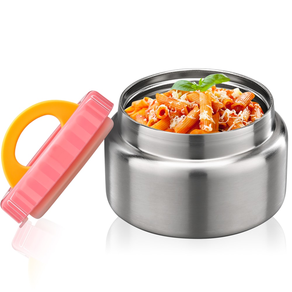 Soup Thermo Wide Mouth Vacuum Insulated Food Jar Leak Proof Stainless Steel Kids Lunch Container Fo 9