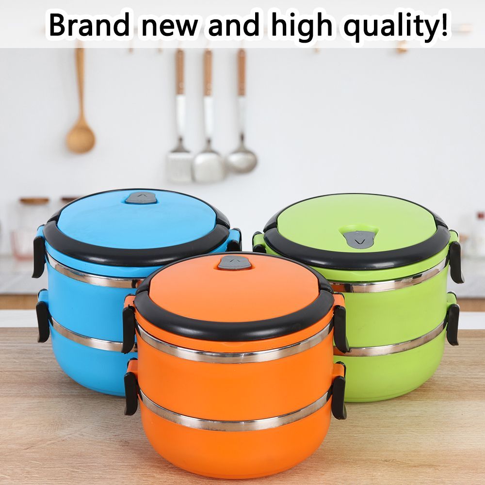 Hot Food Flask Stainless Steel Lunch Box Thermos Vacuum Insulated Travel Lunch Box Portable Food Co 1