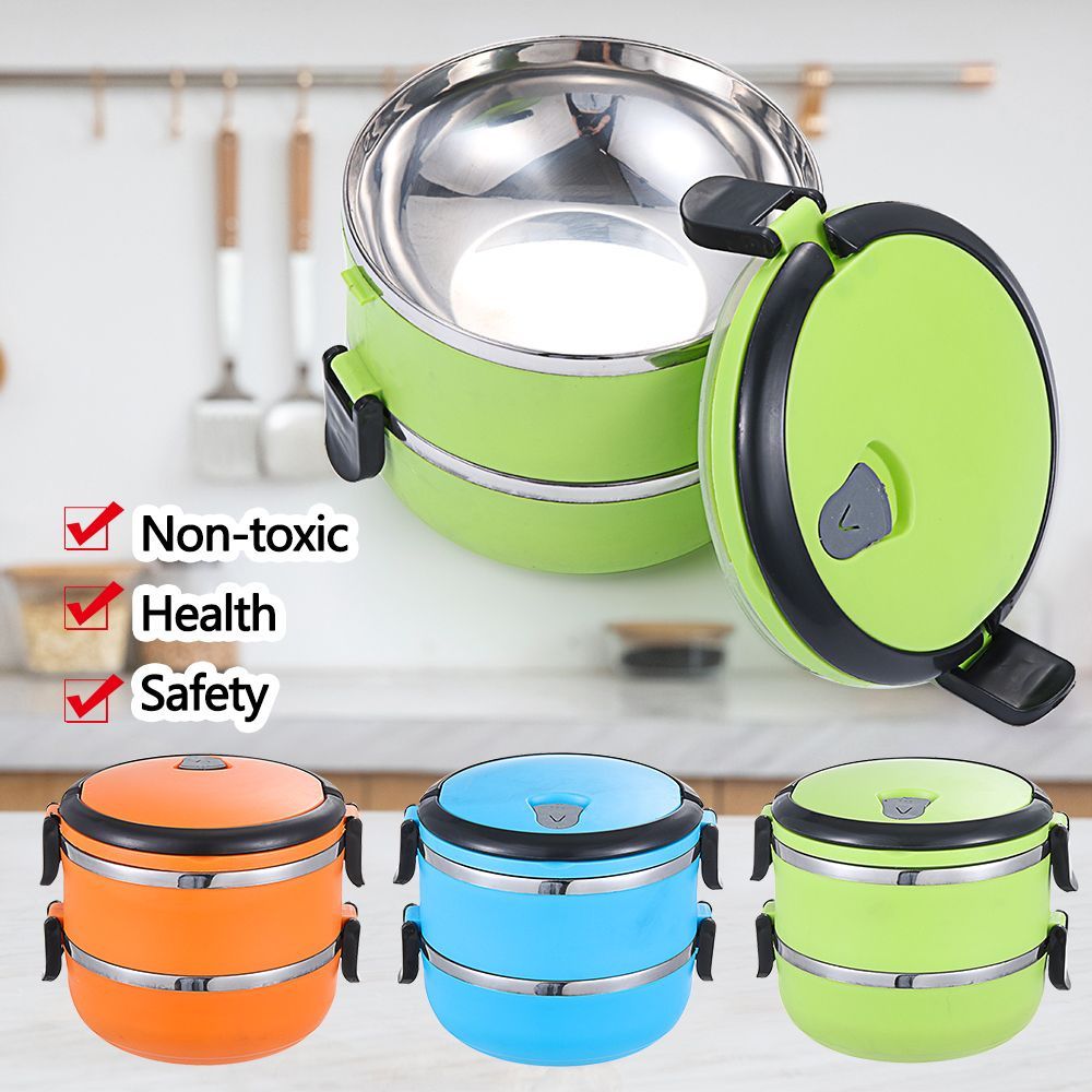 Hot Food Flask Stainless Steel Lunch Box Thermos Vacuum Insulated Travel Lunch Box Portable Food Co 3
