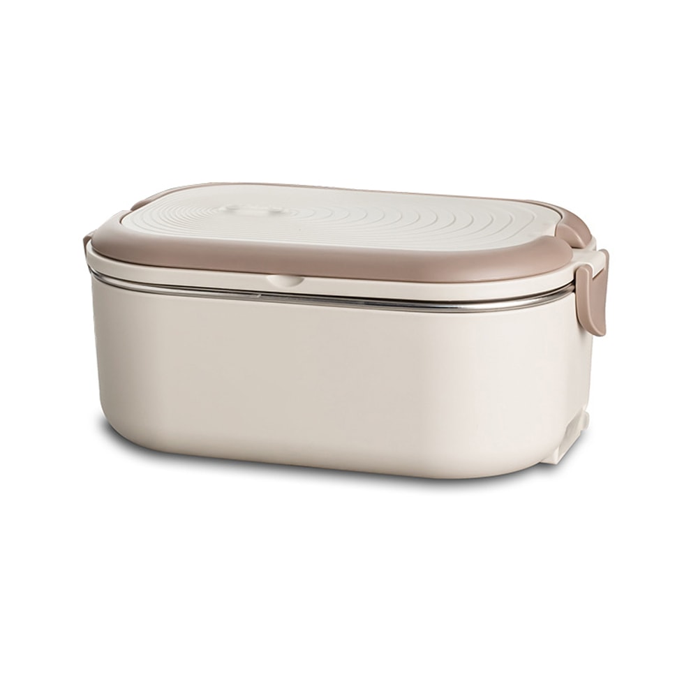 Portable Electric Lunch Box Stainless Steel With Compartments Bag Office Food Warmer Heat Tableware 3