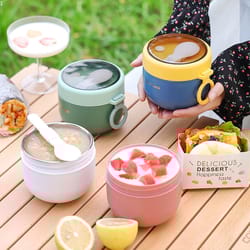 stainless steel lunch box, hot food flask, soup storage, vacuum thermal jar, bento lunch box for kids, thermos container