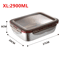 Stainless Steel Bento Box Leakproof Food Storage Lunch Box Microwave Heating Travel Pickle Box For 6