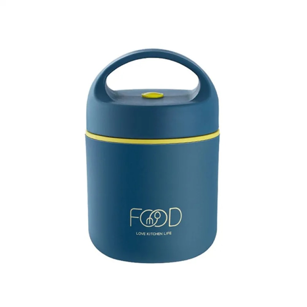 Portable Thermal Insulation Lunch Box Stainless Steel Bento Box Adult Lunch Box Set Vacuum Thermal 6