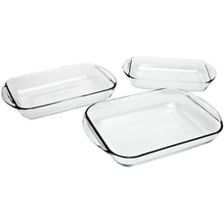 glass baking dish set, tempered oven safe bakeware, microwave and dishwasher safe, durable casserole dish, kitchen