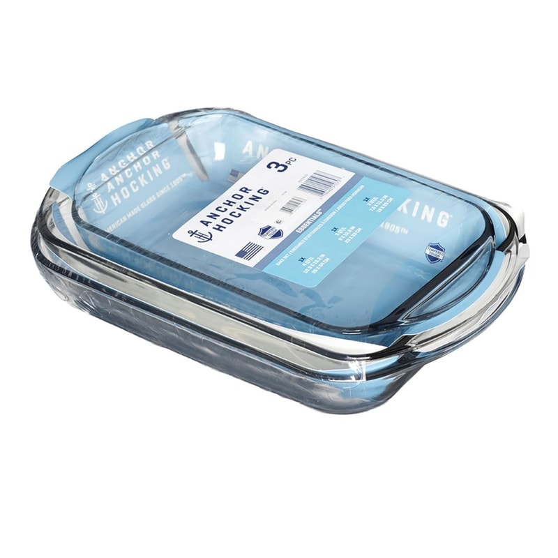 Glass Baking Dish Set Tempered Oven Safe Bakeware Microwave And Dishwasher Safe Durable Casserole D 1