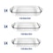 Glass Baking Dish Set Tempered Oven Safe Bakeware Microwave And Dishwasher Safe Durable Casserole D 2