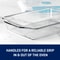 Quart Glass Baking Dish With Locking Tempered Oven Safe Casserole Storage Container Ideal For Roast 2