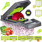 Multifunctional Vegetable Chopper Handle Food Grater Egg Liquid Separator Peeler Vegetable Slicer D 5