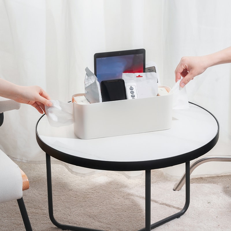 Bedside Storage Caddy Magazine Holder, Bed Hanging Bag Organizer for Phone, Books, Crib Rail, Double Hook Storage Box