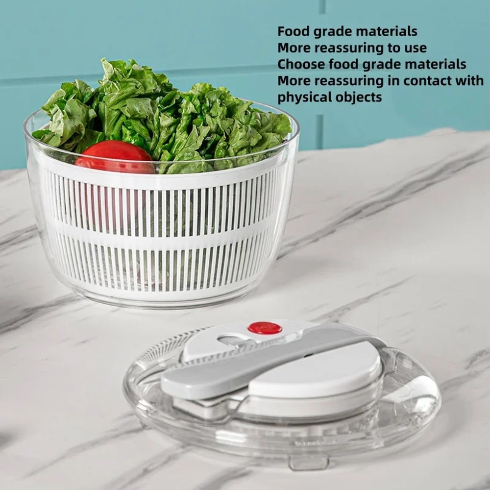 Multifunctional Vegetables Salad Spinner Lettuce Leaf Washer Vegetable Dehydrator Salad Dryer Mixe 2