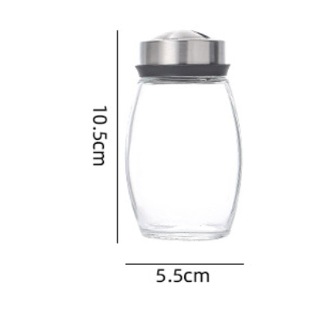 Single Bottle Glass Jar And Spice Jar Set Rack Glass Seasoning Sugar Pepper Bottles Salt Shakers Ho 2