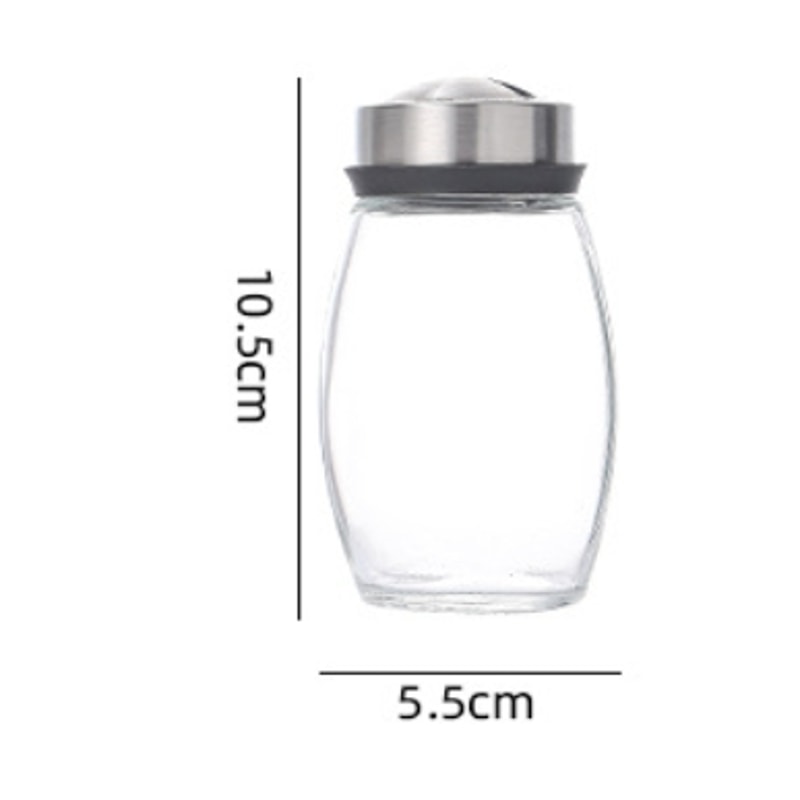 Single Bottle Glass Jar And Spice Jar Set Rack Glass Seasoning Sugar Pepper Bottles Salt Shakers Ho 2