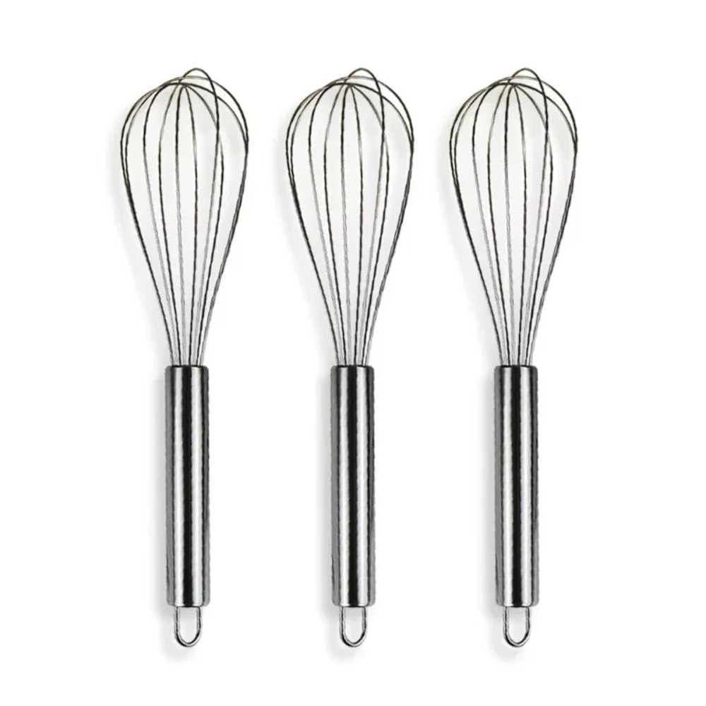 Manual Egg Beater Mixer Stainless Steel Egg Stirring Balloon Whisk Kitchen Utensil For Whipping Cre 0
