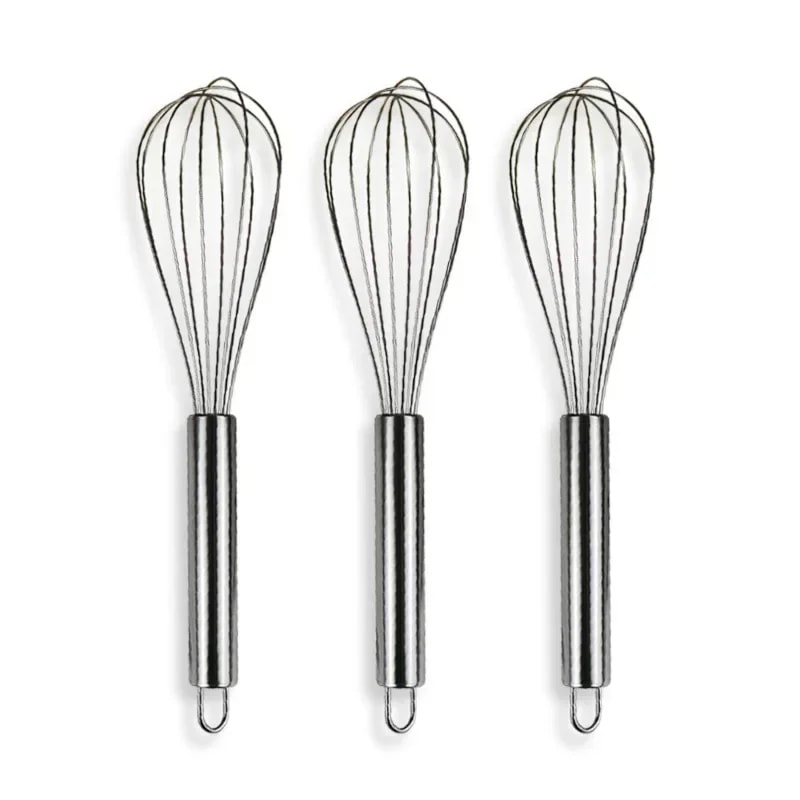 Manual Egg Beater Mixer Stainless Steel Egg Stirring Balloon Whisk Kitchen Utensil For Whipping Cre 0