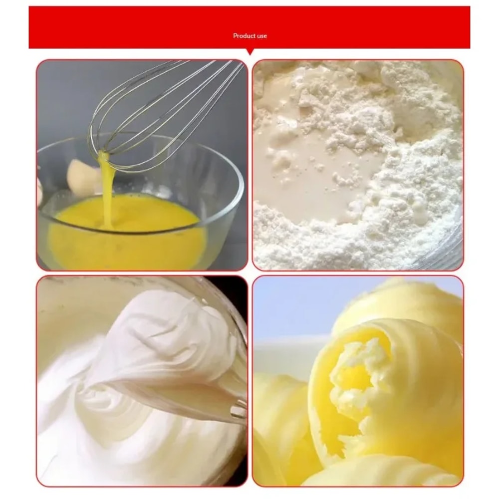 Manual Egg Beater Mixer Stainless Steel Egg Stirring Balloon Whisk Kitchen Utensil For Whipping Cre 3