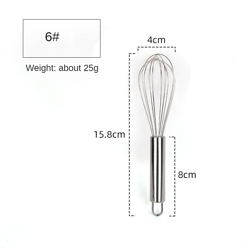 Manual Egg Beater Mixer Stainless Steel Egg Stirring Balloon Whisk Kitchen Utensil For Whipping Cre 6