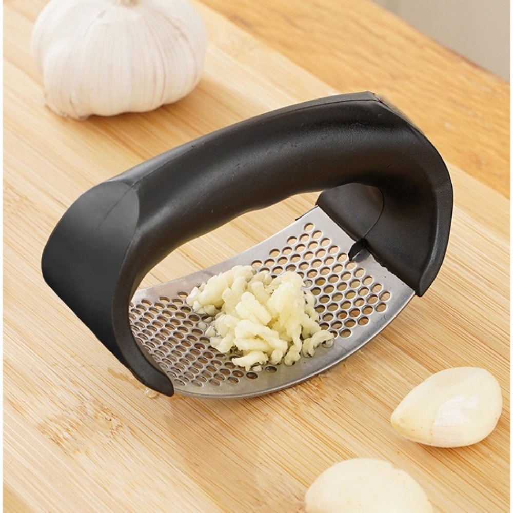 Stainless Steel Garlic Press Crusher, Manual Garlic Mincer, Chopping Garlic Tool, Fruit Vegetable Tools, Kitchen