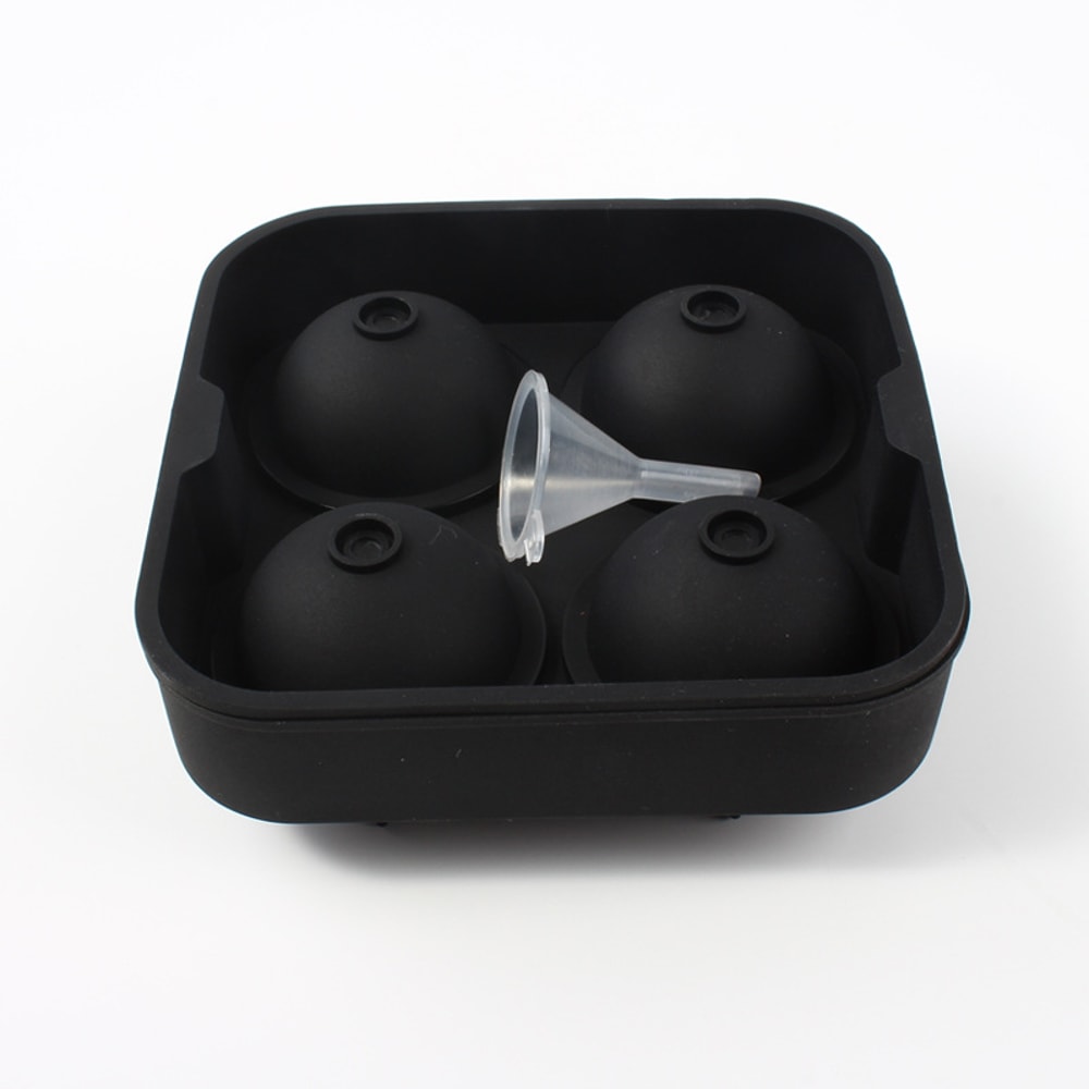 Silicone Ice Ball Maker Large Ice Sphere Mold High Balls Ice Shape Tray Whiskey Cocktail Bar Tools 6