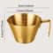 Stainless Steel Coffee Extraction Cup With Scale Small Milk Spoon Espresso Measuring Cup For Kitche