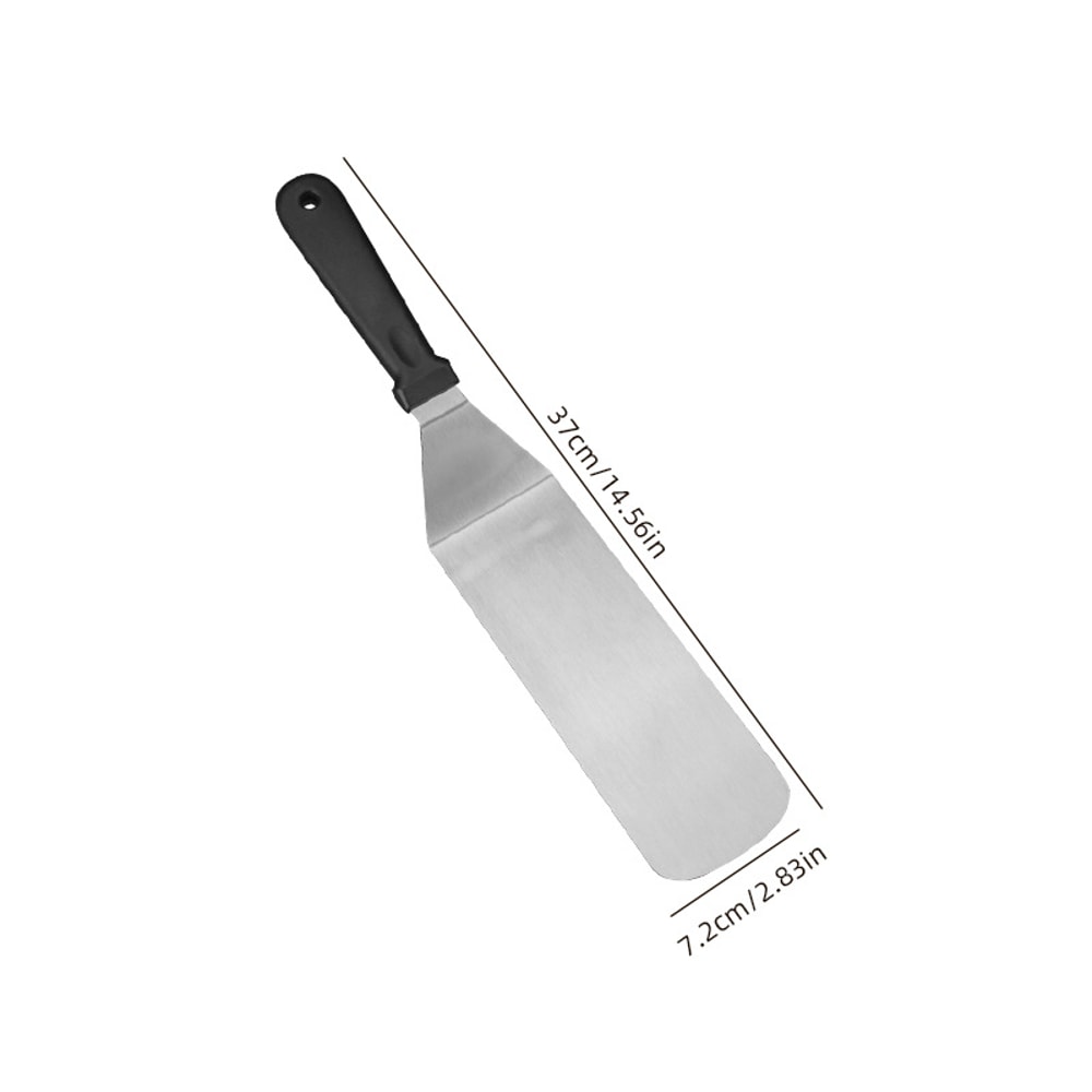 Kitchen Stainless Steel Scraper, Cooking Spatula, Barbecue Spatula, Plate Hamburger Spatula, Cooking Utensils for Grills