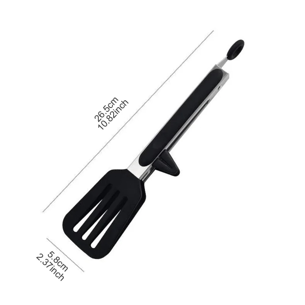 Stainless Steel Food Tongs, Non-Stick Silicone Cooking Clips, Barbecue Salad Bread Tools, Kitchen Accessories
