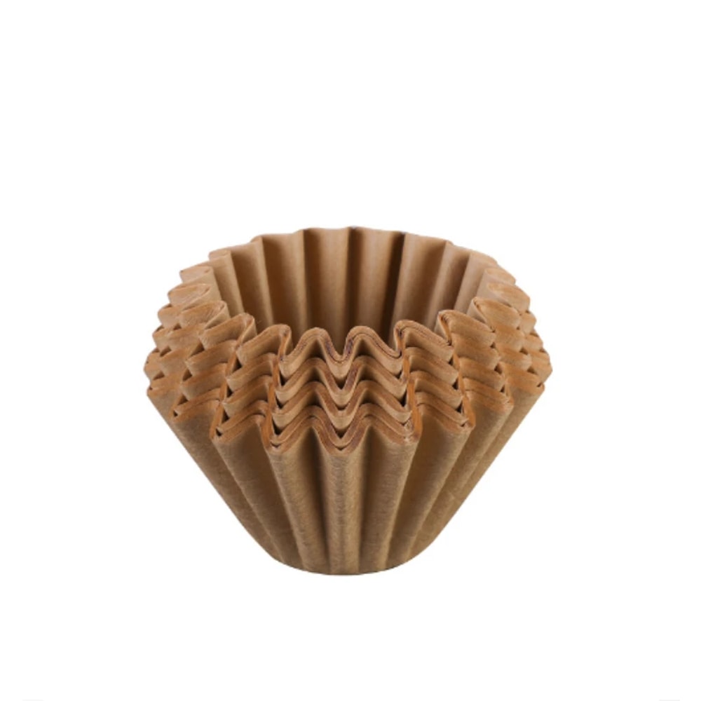 Kraft Paper Coffee Filter Cups Bowl Shape Origami Hand Brewed Drip Corrugated Disposable Cup For Po 2