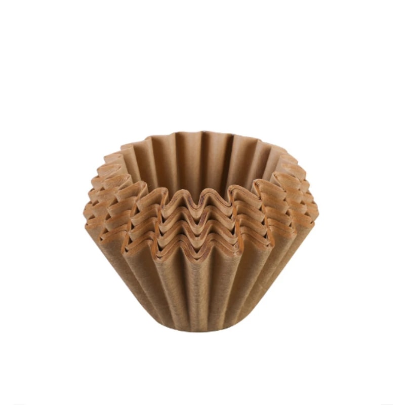 Kraft Paper Coffee Filter Cups Bowl Shape Origami Hand Brewed Drip Corrugated Disposable Cup For Po 2
