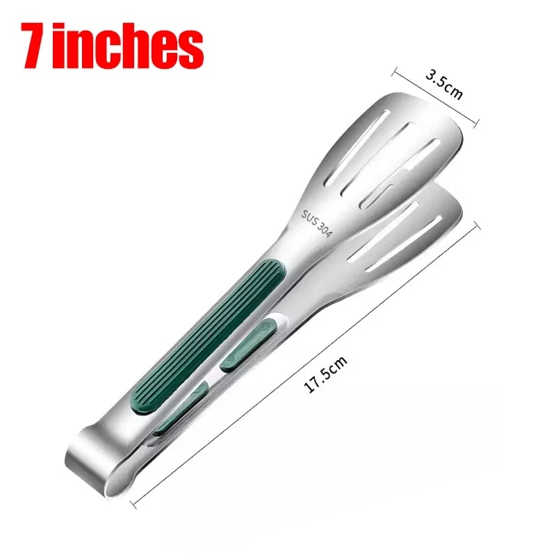 Stainless Steel Food Tongs Heatresistant Steak Tongs Kitchen Buffet Barbecue Clips For Roasted Meat 7