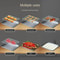 Stainless Steel Baking Pan Tray with Wire Rack, Cake Baking BBQ Pan Tray Plate for Oven, Brownie Rack, Cooking, Roasting
