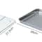 Stainless Steel Baking Pan Tray with Wire Rack, Cake Baking BBQ Pan Tray Plate for Oven, Brownie Rack, Cooking, Roasting
