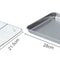 Stainless Steel Baking Pan Tray with Wire Rack, Cake Baking BBQ Pan Tray Plate for Oven, Brownie Rack, Cooking, Roasting