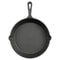 Cast Iron Skillet Heat Distribution Versatile Cooking Nonstick Surface Campfire Safe Easy Drain Pou 2