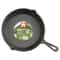Cast Iron Skillet Heat Distribution Versatile Cooking Nonstick Surface Campfire Safe Easy Drain Pou 3