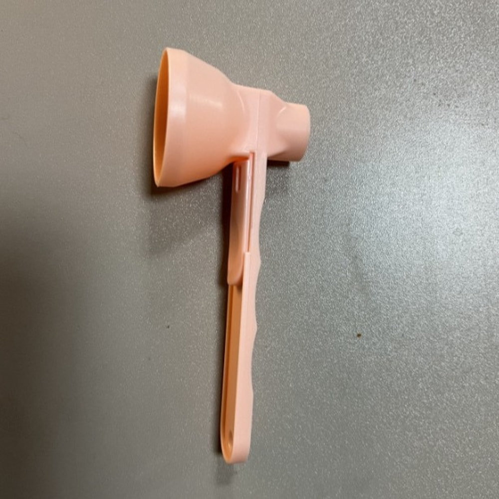 Mess-Free Protein Powder Scoop, Sliding Funnel for Milk Supplements, Kitchen Gadget for All Occasions