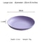 Nordic Wheat Straw Plate Large Plastic Bone Spitting Plate Dry Fruit Plate Fruit Vegetable Tablewa 5