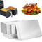 Aluminum Foil Trays with Lids, Non-Stick Baking Pans, Food Grade BBQ Bowl for Air Fryer, Oven, Baking, Cooking, Kitchen
