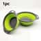 Round Folding Drain Basket Fruit Vegetable Washing Basket Foldable Strainer Colander Collapsible Dr