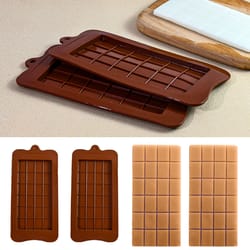 high-quality square silicone chocolate molds, cavity food grade cake molds, eco-friendly diy candy tools bakeware
