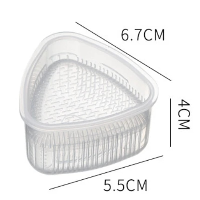 Transparent Plastic Onigiri Mold Set Style Onigiri And Sushi Mold Set Cartoonthemed Onigiri Molds F 5